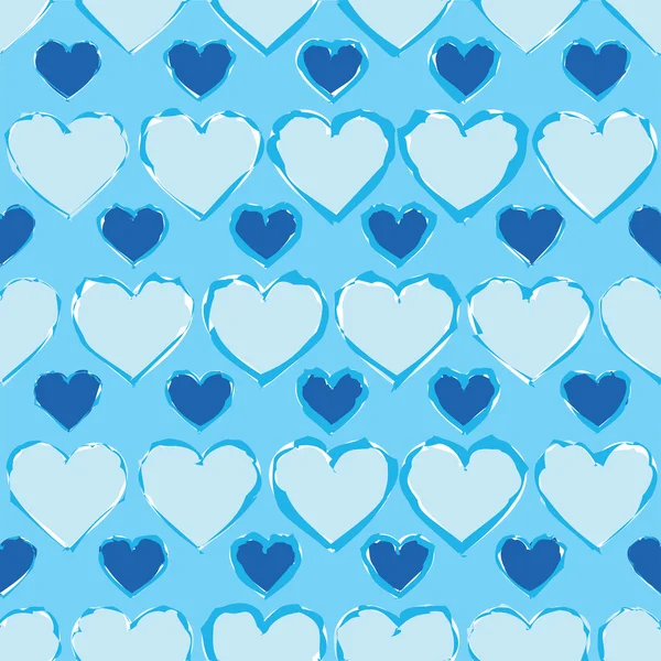 Seamless vector decorative background with hearts. Print. Repeating background. Cloth design, wallpaper. — Stock Vector