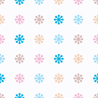 Dekoratif kar taneleri ile sorunsuz arka plan. Yazdırın. Kumaş tasarımı, duvar kağıdı.