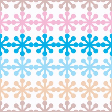 Dekoratif kar taneleri ile sorunsuz arka plan. Yazdırın. Kumaş tasarımı, duvar kağıdı.