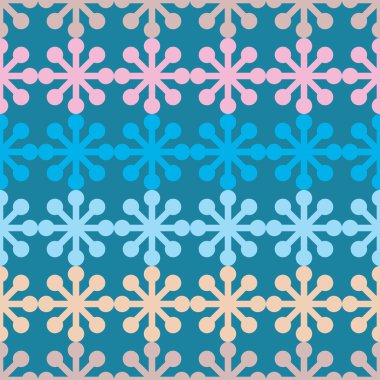 Dekoratif kar taneleri ile sorunsuz arka plan. Yazdırın. Kumaş tasarımı, duvar kağıdı.