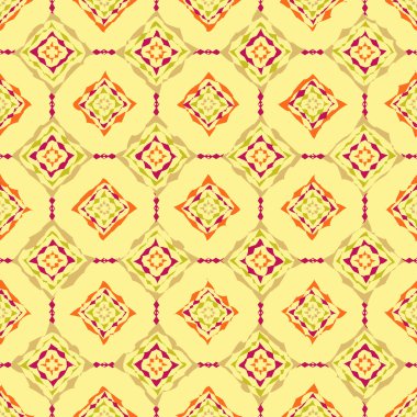 Etnik boho kusursuz desen. Yazdır. arka plan tekrarlanıyor. Kumaş tasarımı, duvar kağıdı.