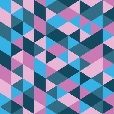 Soyut geometrik şekiller ile sorunsuz vektör arka plan. Yazdırın. Kumaş tasarımı, duvar kağıdı.