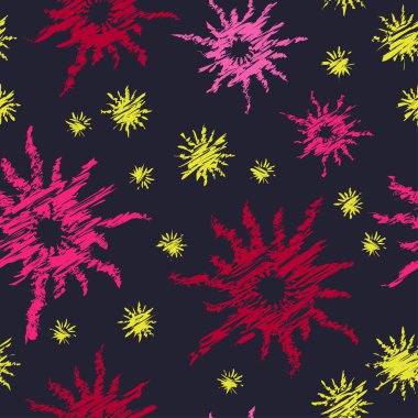 Etnik boho kusursuz desen. Yazdır. arka plan tekrarlanıyor. Kumaş tasarımı, duvar kağıdı.