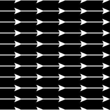 Kesintisiz beyaz siyah vektör arka plan ile soyut geometrik şekiller. Yazdırın. Kumaş tasarımı, duvar kağıdı.