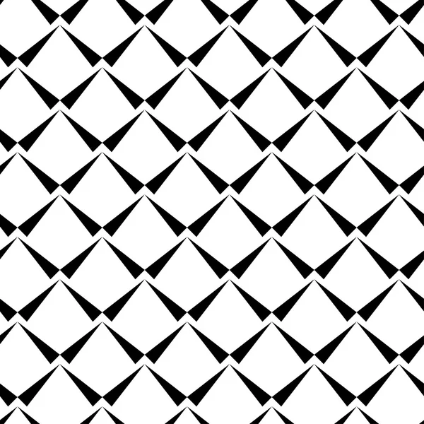 Fundo vetorial preto e branco sem costura com formas geométricas abstratas. Imprimir. Design de pano, papel de parede . — Vetor de Stock