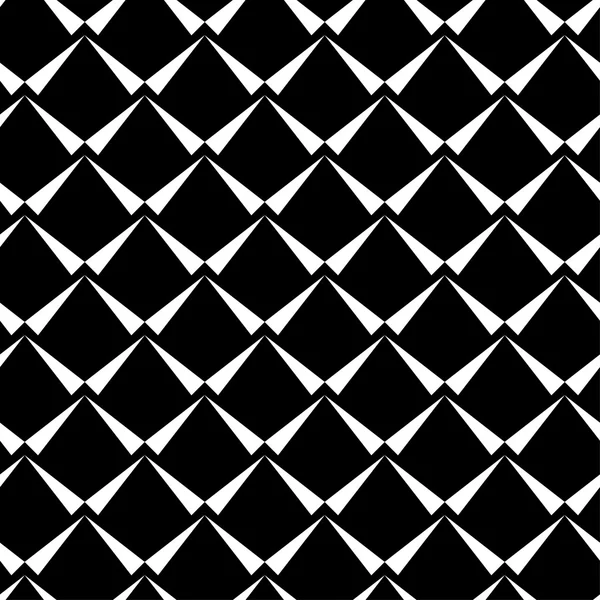 Fundo vetorial preto e branco sem costura com formas geométricas abstratas. Imprimir. Design de pano, papel de parede . — Vetor de Stock