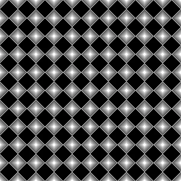 Fundo vetorial preto e branco sem costura com formas geométricas abstratas. Imprimir. Design de pano, papel de parede . — Vetor de Stock