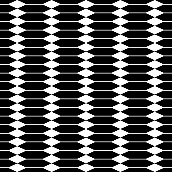 Naadloze zwart-wit vector achtergrond met abstracte geometrische vormen. Afdrukken. Doek ontwerp, behang. — Stockvector
