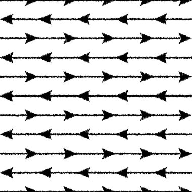 Kesintisiz beyaz siyah vektör arka plan ile soyut geometrik şekiller. Yazdırın. Kumaş tasarımı, duvar kağıdı.