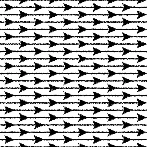 Kesintisiz beyaz siyah vektör arka plan ile soyut geometrik şekiller. Yazdırın. Kumaş tasarımı, duvar kağıdı.