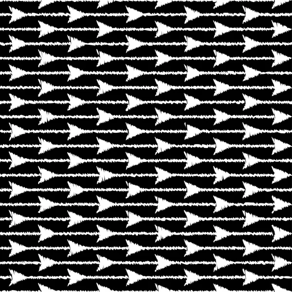 Kesintisiz beyaz siyah vektör arka plan ile soyut geometrik şekiller. Yazdırın. Kumaş tasarımı, duvar kağıdı.