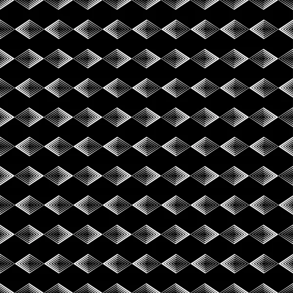 Fondo vectorial blanco y negro sin costuras con formas geométricas abstractas. Impresión. Diseño de tela, papel pintado . — Vector de stock