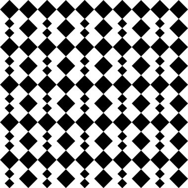 Kesintisiz beyaz siyah vektör arka plan ile soyut geometrik şekiller. Yazdırın. Kumaş tasarımı, duvar kağıdı.