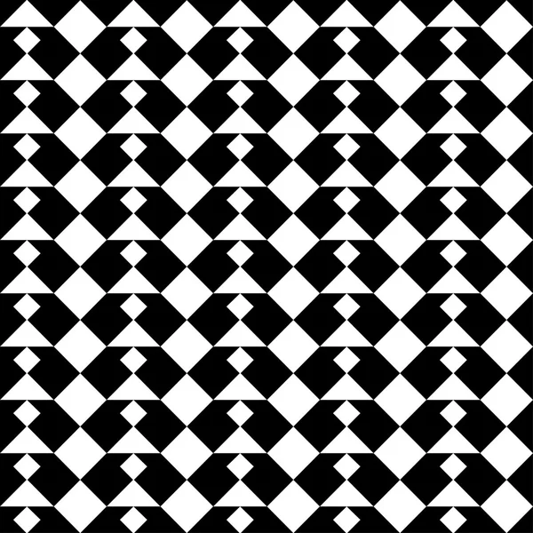 Smidig svart och vektor bakgrund med abstrakta geometriska former. Skriv ut. Tyg design, tapeter. — Stock vektor