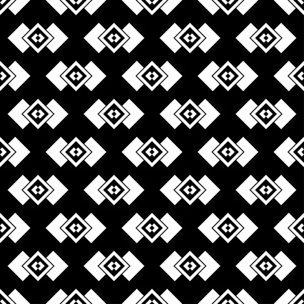 Kesintisiz beyaz siyah vektör arka plan ile soyut geometrik şekiller. Yazdırın. Kumaş tasarımı, duvar kağıdı.