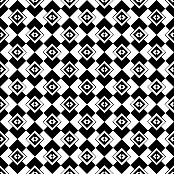 Kesintisiz beyaz siyah vektör arka plan ile soyut geometrik şekiller. Yazdırın. Kumaş tasarımı, duvar kağıdı.