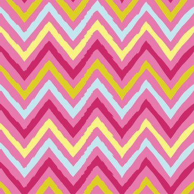 Zikzak çizgi ile dikişsiz dekoratif vektör arka plan. Yazdırma. Kumaş tasarımı, duvar kağıdı.