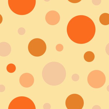 Daireler ile sorunsuz dekoratif vektör arka plan. Yazdırın. Kumaş tasarımı, duvar kağıdı. 