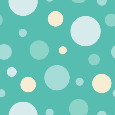 Daireler ile sorunsuz dekoratif vektör arka plan. Yazdırın. Kumaş tasarımı, duvar kağıdı. 