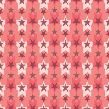 Yıldız ile sorunsuz dekoratif vektör arka plan. Yazdırın. Kumaş tasarımı, duvar kağıdı.