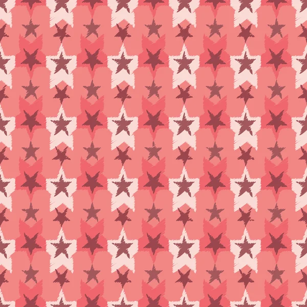 Fundo vetorial decorativo sem costura com estrelas. Imprimir. Design de pano, papel de parede . — Vetor de Stock