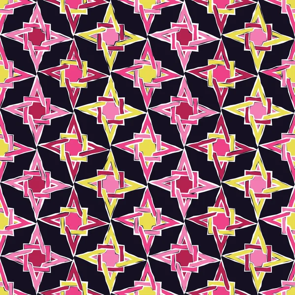 Soyut şekilleri ile sorunsuz dekoratif vektör arka plan. Yazdırın. Kumaş tasarımı, duvar kağıdı.