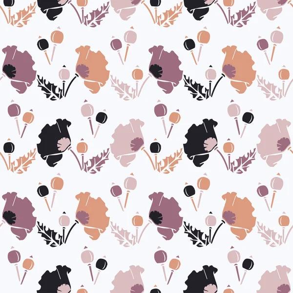 Sorunsuz vektör arka plan dekoratif çiçeklerle. Yazdırın. Kumaş tasarımı, duvar kağıdı.