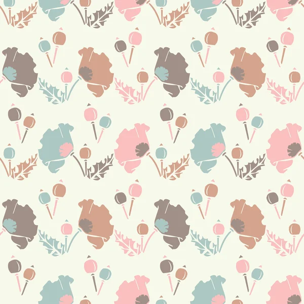 Sorunsuz vektör arka plan dekoratif çiçeklerle. Yazdırın. Kumaş tasarımı, duvar kağıdı.
