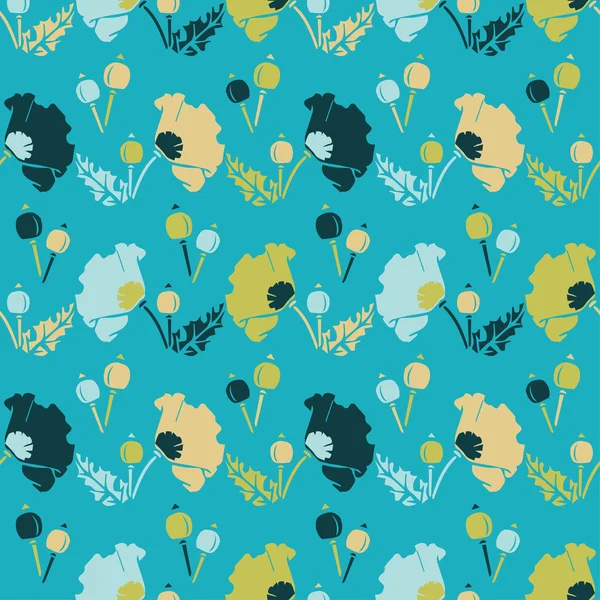 Sorunsuz vektör arka plan dekoratif çiçeklerle. Yazdırın. Kumaş tasarımı, duvar kağıdı.