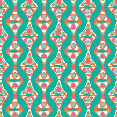 Etnik boho kusursuz desen. Yazdır. arka plan tekrarlanıyor. Kumaş tasarımı, duvar kağıdı.