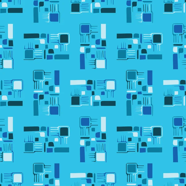 Soyut şekilleri ile sorunsuz dekoratif vektör arka plan. Yazdırın. Kumaş tasarımı, duvar kağıdı.