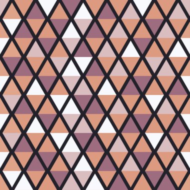 Çokgenler ile dikişsiz dekoratif vektör arka plan. Yazdırma. Kumaş tasarımı, duvar kağıdı. 