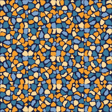 Soyut lekeleri ile sorunsuz dekoratif vektör arka plan. Yazdırın. Kumaş tasarımı, duvar kağıdı.