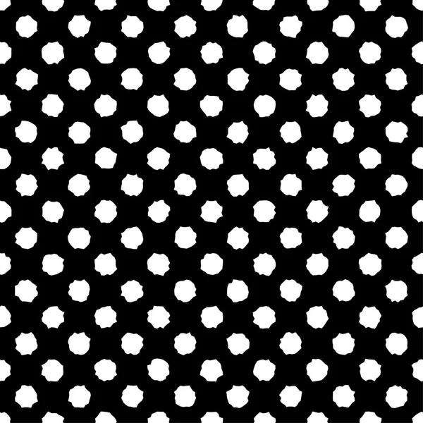 Fundo vetorial preto e branco sem costura com formas geométricas abstratas. Imprimir. Design de pano, papel de parede . —  Vetores de Stock