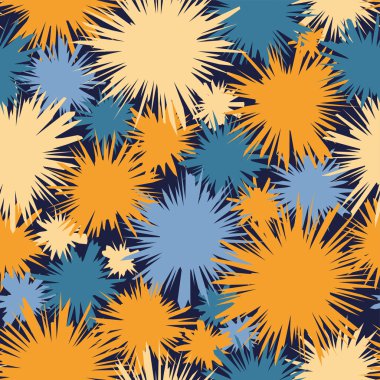 Soyut şekilleri ile sorunsuz dekoratif vektör arka plan. Yazdırın. Kumaş tasarımı, duvar kağıdı.