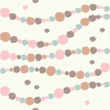 Soyut şekilleri ile sorunsuz dekoratif vektör arka plan. Yazdırın. Kumaş tasarımı, duvar kağıdı.