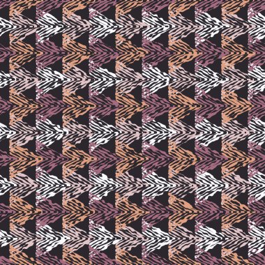 Etnik boho kusursuz desen. Yazdır. arka plan tekrarlanıyor. Kumaş tasarımı, duvar kağıdı.