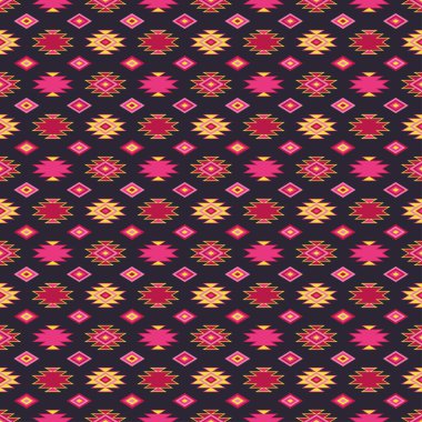 Etnik boho kusursuz desen. Yazdır. arka plan tekrarlanıyor. Kumaş tasarımı, duvar kağıdı.