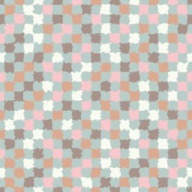 Soyut şekilleri ile sorunsuz dekoratif vektör arka plan. Yazdırın. Kumaş tasarımı, duvar kağıdı.