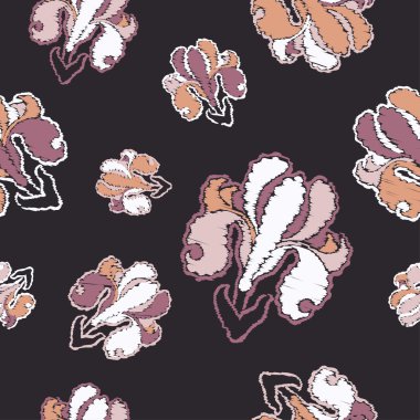 Etnik boho dekoratif çiçek ile seamless modeli. Yazdırın. Kumaş tasarımı, duvar kağıdı.