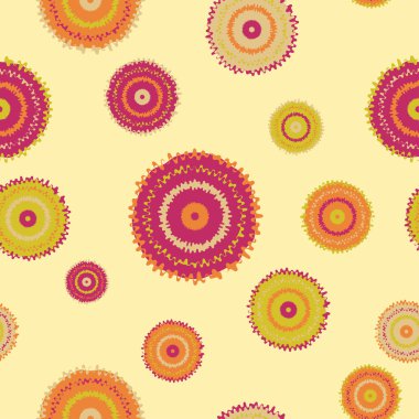 Etnik boho kusursuz desen. Yazdır. arka plan tekrarlanıyor. Kumaş tasarımı, duvar kağıdı.