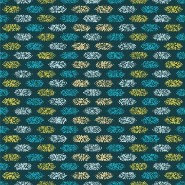 Etnik boho kusursuz desen. Yazdır. arka plan tekrarlanıyor. Kumaş tasarımı, duvar kağıdı.