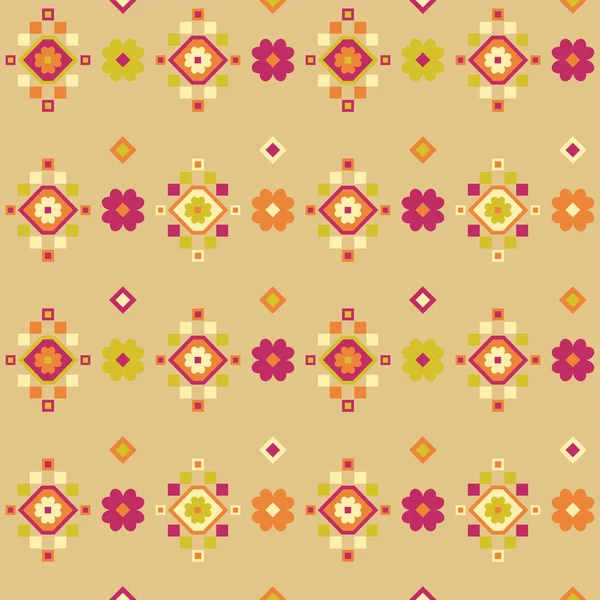 Motif sans couture boho ethnique. empreinte. répétant l'arrière-plan. conception de tissu, papier peint. — Image vectorielle