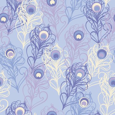 Tavus kuşu tüyleri ile etnik boho dikişsiz desen. Yazdırma. Arka planı tekrarlıyorum. Kumaş tasarımı, duvar kağıdı.