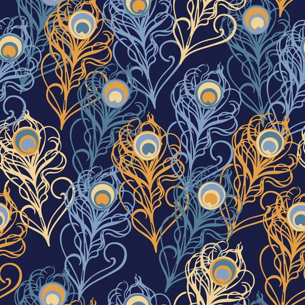 Tavus kuşu tüyleri ile etnik boho dikişsiz desen. Yazdırma. Arka planı tekrarlıyorum. Kumaş tasarımı, duvar kağıdı.