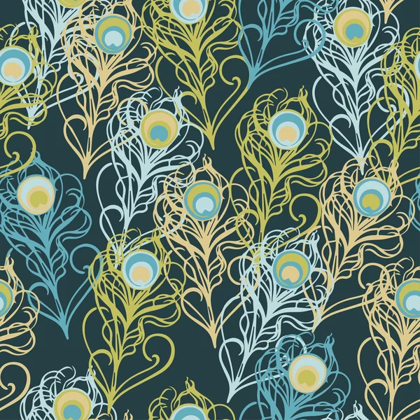 Tavus kuşu tüyleri ile etnik boho dikişsiz desen. Yazdırma. Arka planı tekrarlıyorum. Kumaş tasarımı, duvar kağıdı.