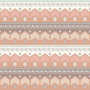 Etnik boho kusursuz desen. Yazdır. arka plan tekrarlanıyor. Kumaş tasarımı, duvar kağıdı.