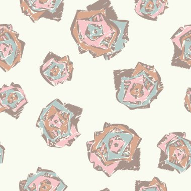 Etnik boho dekoratif çiçek ile seamless modeli. Yazdırın. Kumaş tasarımı, duvar kağıdı.