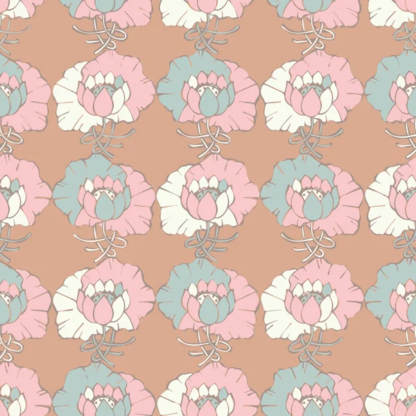 Etnik boho dekoratif çiçek ile seamless modeli. Yazdırın. Kumaş tasarımı, duvar kağıdı.