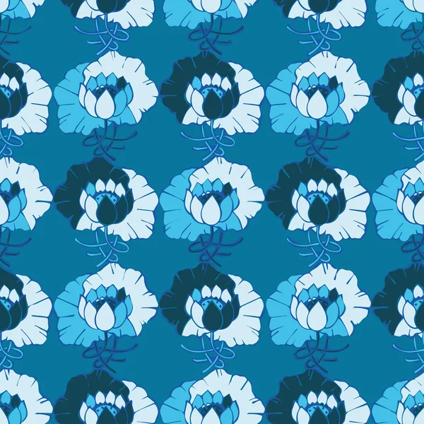 민족 boho 장식 꽃으로 완벽 한 패턴입니다. 인쇄. 천 디자인, 벽지. — 스톡 벡터